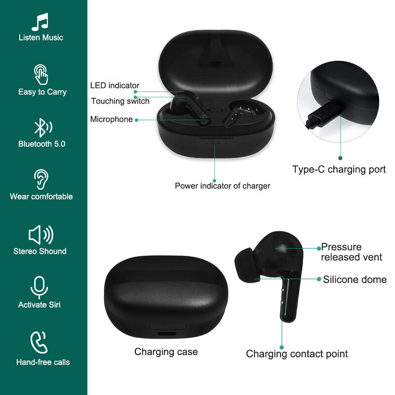 Bluetooth Hearing Aid Rechargeable Hearing Aids Severe Hearing Loss Amplifier