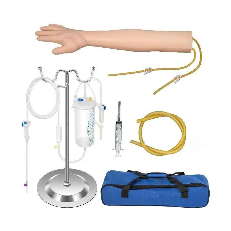 Intravenous Practice Arm Kit High Simulation Blood Drawing Practice Model Kit