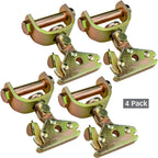 4X E-Track Roller Idler Swivel Anchors Fitting Tie-Down Anchor Strap for Trailer