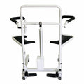 Transfer Lift Chair for Elderly Height Adjustable Electric Wheelchair 180° Split