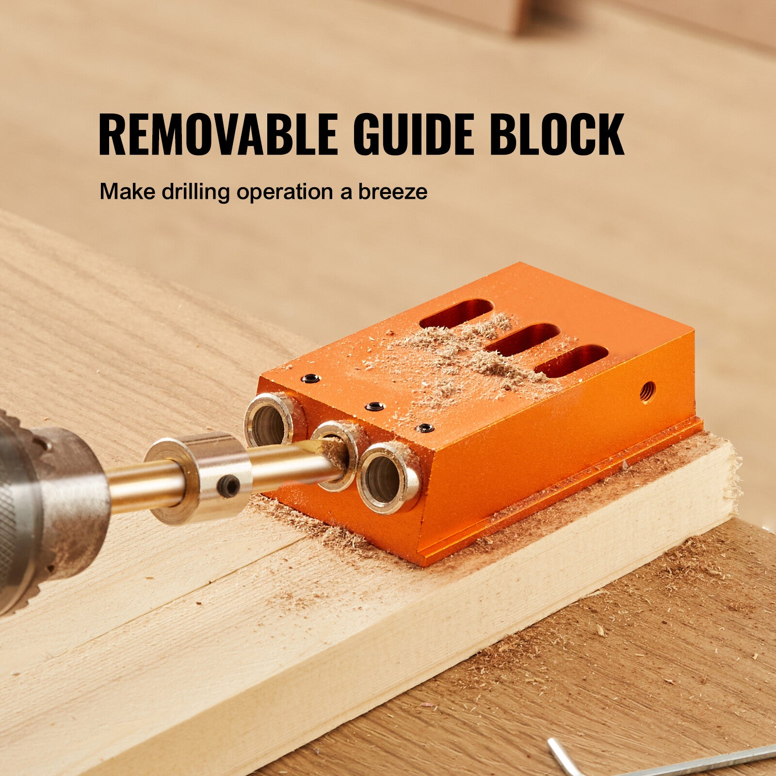 Adjustable Pocket Hole Jig Kit for Precise Woodworking and Joinery
