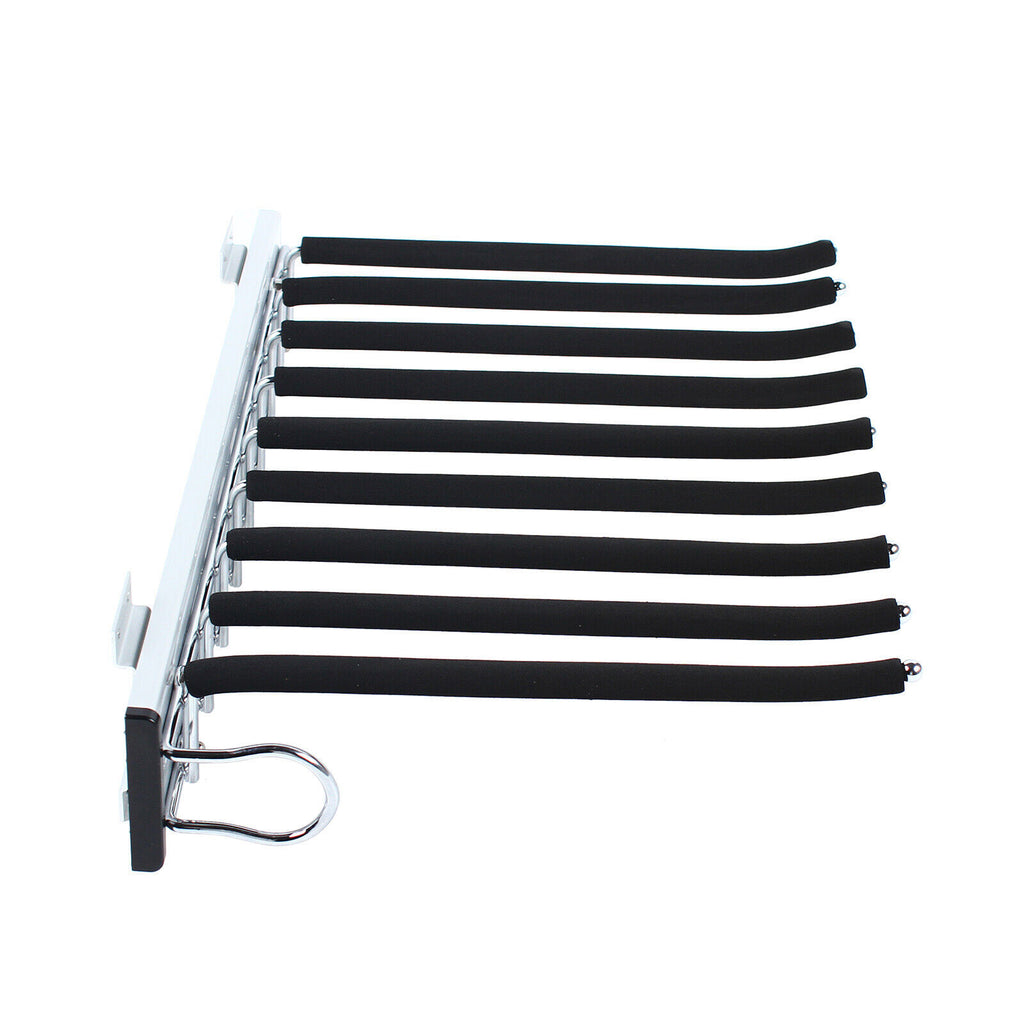 Wardrobe Trousers Rack Closet Put Out Telescopic Pants Shelves Dress Organizer