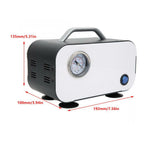 Lab Vacuum Filtration Pump Oilless Vacuum Diaphragm Pump w/ Rubber Tube 10L/min