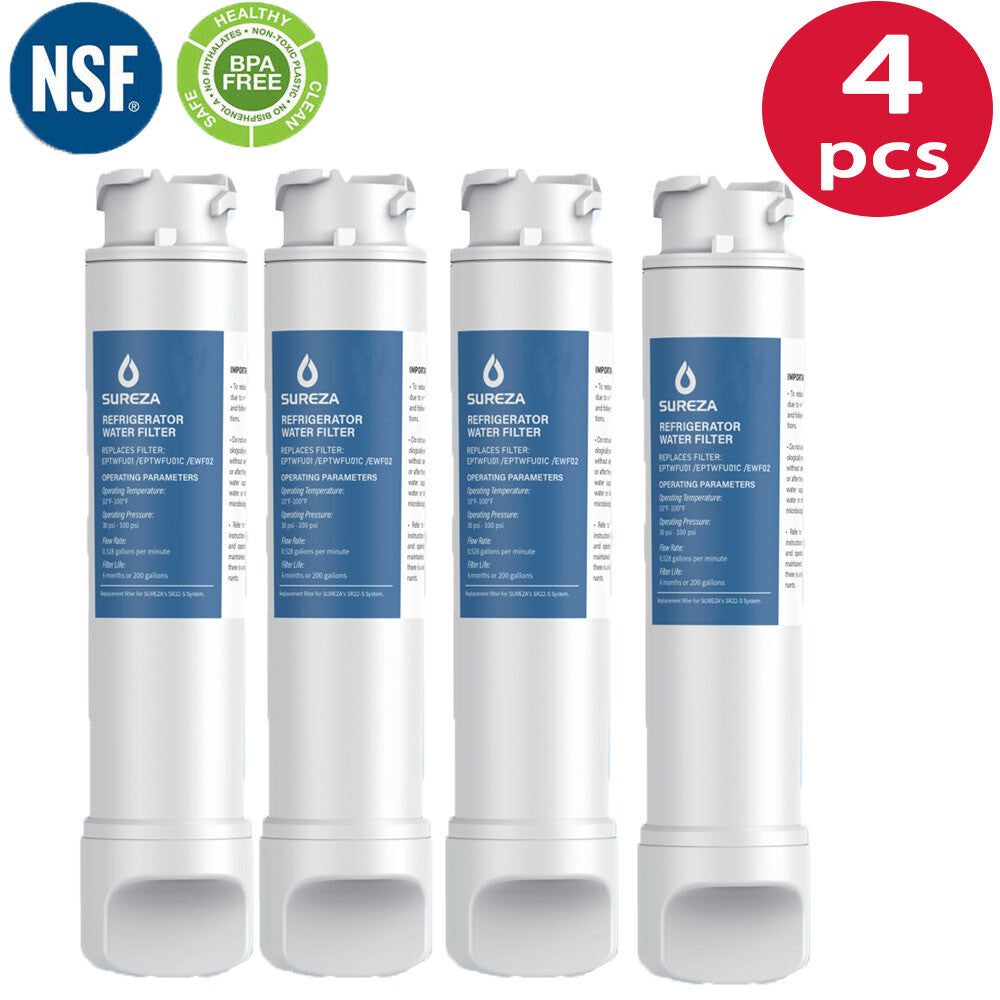 Electrolux & Westinghouse Fridge Water Filter Pack - EPTWFU01 ULX220 WSE6870SA