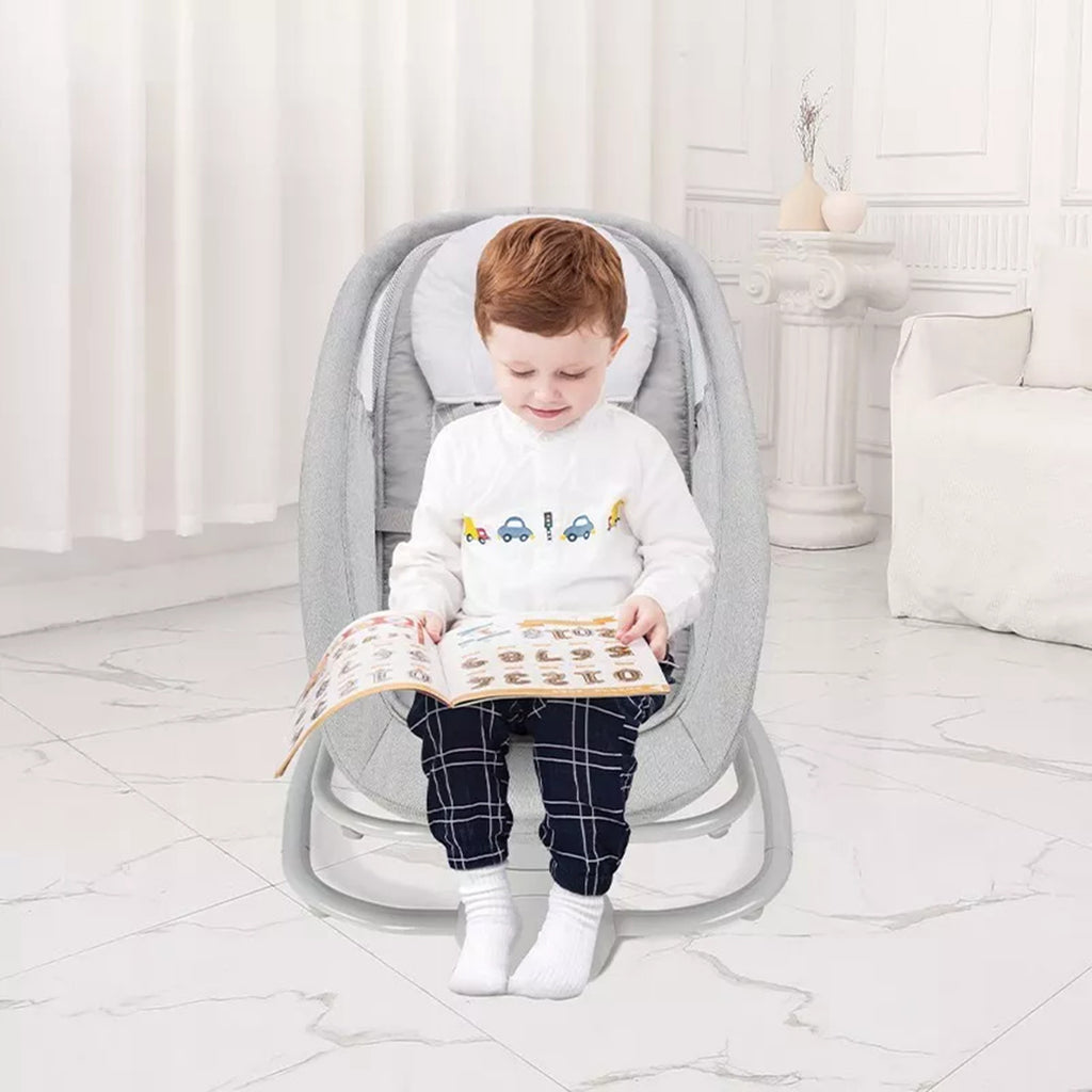 4in1 Baby Swing Bouncer Mastela New born Rocker Electric Leaf Bassinet Upto18Kg