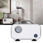 Lab Vacuum Filtration Pump Oilless Vacuum Diaphragm Pump w/ Rubber Tube 10L/min