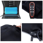 Massage Seat Cushion with Heating Lumbar Support 9 Massage Modes Fatigue Relief