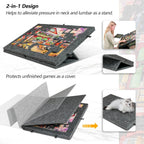 Portable Puzzle Board 1000pcs Felt Jigsaw Puzzle Table with Drawers Covers