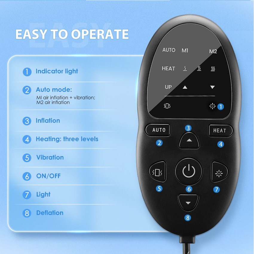 Electric Lumbar Traction Massager Adjustable Intensity Lower Back Pain Relief AU