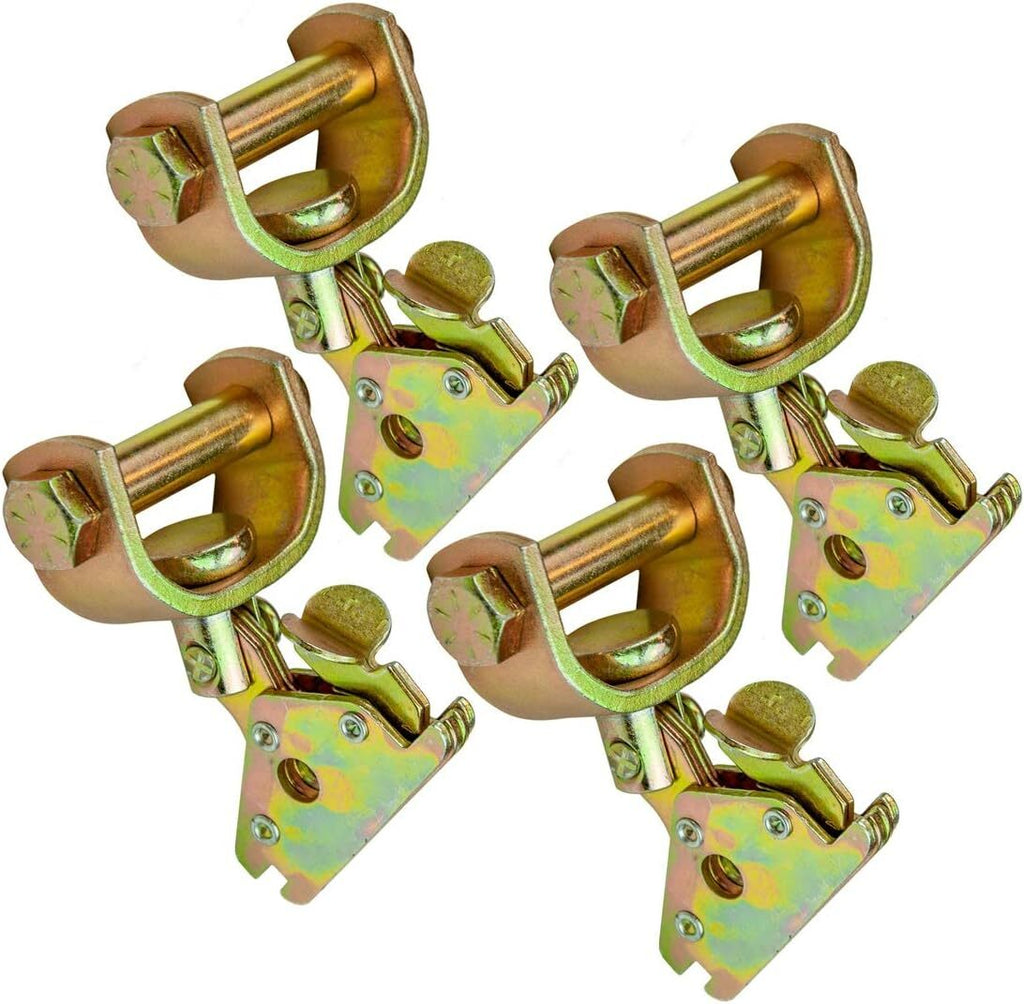4X E-Track Roller Idler Swivel Anchors Fitting Tie-Down Anchor Strap for Trailer