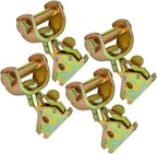 4X E-Track Roller Idler Swivel Anchors Fitting Tie-Down Anchor Strap for Trailer