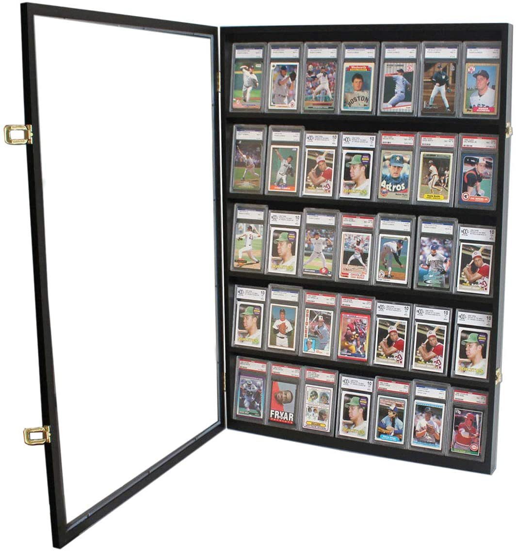 35 Graded Sports Card Display Case for Baseball Basketball Comic Trading Card AU