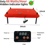 Chick Brooder Heating Plate 40*60CM Adjustable Chicken Coop Brooding Heater AU