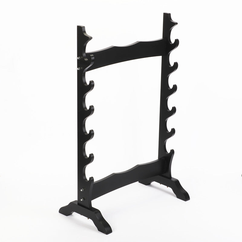 Floor Standing 6-Tier Sword Stand Bracket Samurai Sword Katana Display Holder