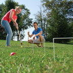 6-Players Croquet Set W/Wooden Mallets Ball Stakes For Lawn Backyard Wild Sports