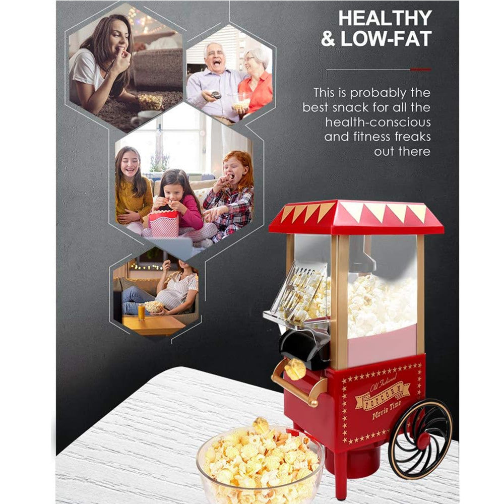 Hot Air Popcorn Popper Machine Theater Popcorn Maker 1200W Home Electric AU Plug