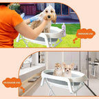 2 in 1 Dog Bathtub Pet Washing Station Portable Tub for Shower and Grooming