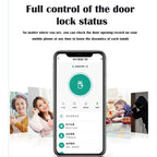Premium Digital Smart Door Lock 3D Face Fingerprint Code WIFI APP + Lock/Striker