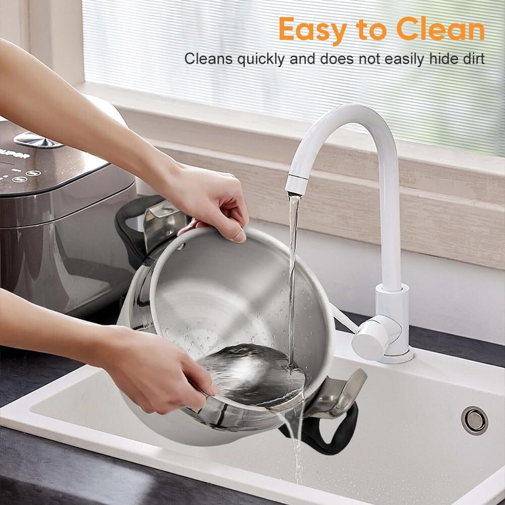 9L Pressure Cooker Thicken Explosion-Proof 304 Stainless Steel One Hand Locking