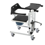 Lift Transfer Chair Patient Wheelchair+Assist Rise Lifter Hydraulic Lift Chair