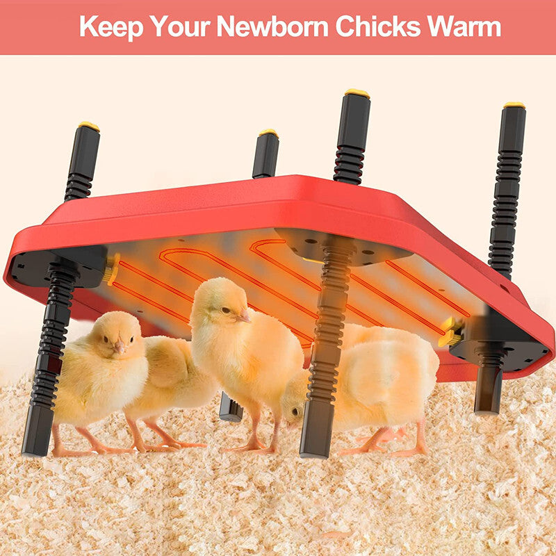 Chick Brooder Heating Plate 40*60CM Adjustable Chicken Coop Brooding Heater AU