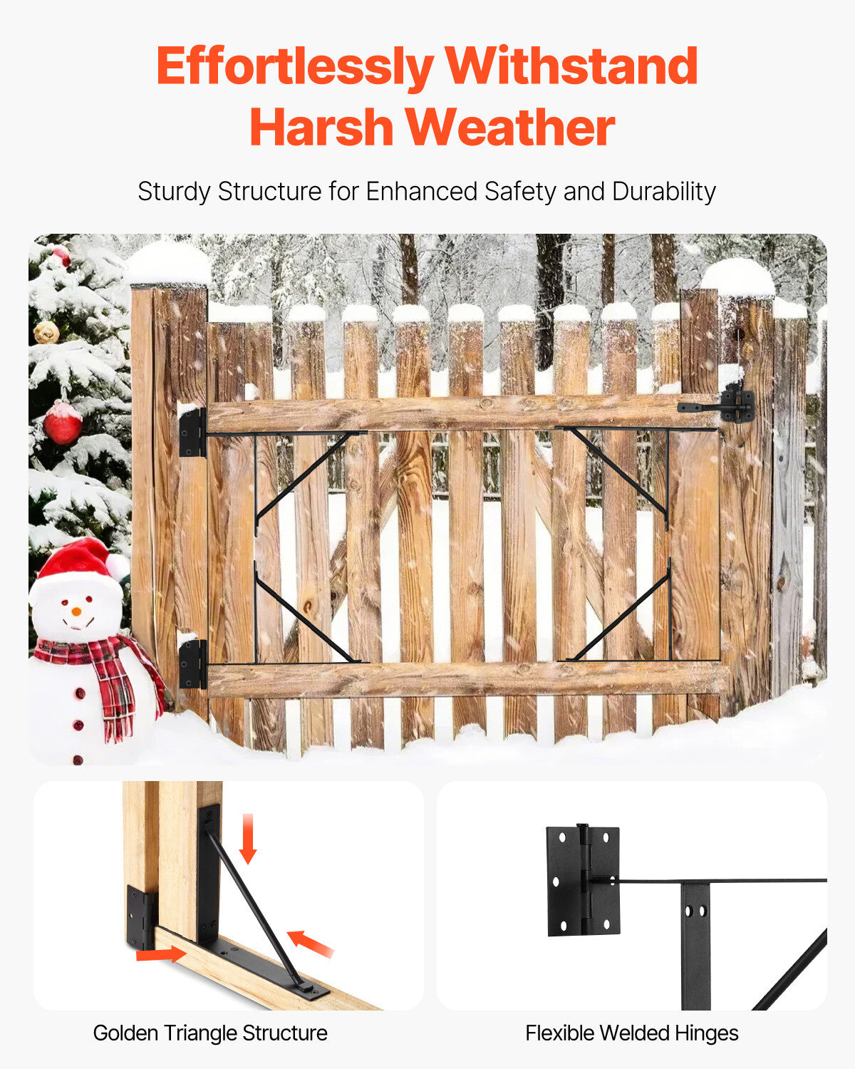 Anti-Sag Gate Frame Kit: Durable, Rust-Resistant Bracket for Stable Doors