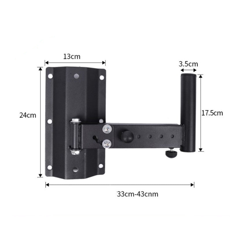 PA Speaker Bracket Holder Wall Mounted Speaker Brackets Swivel & Tilt 2 Packs