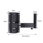 PA Speaker Bracket Holder Wall Mounted Speaker Brackets Swivel & Tilt 2 Packs