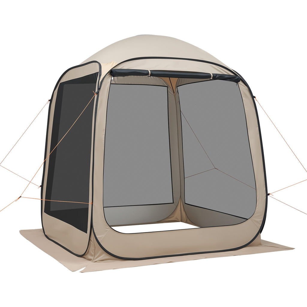 Pop-Up Screen Tent for 4-6 People, Dimensions 1825 x 1825 x 2200mm
