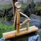 Bamboo Accents Zen Fountains Kit with Pump Adjustable Spout Smooth Matte Finish