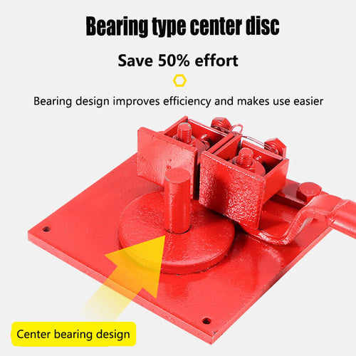 1-20MM Manual Metal Bender Machine For Steel Pipe Construction Building Tool AU
