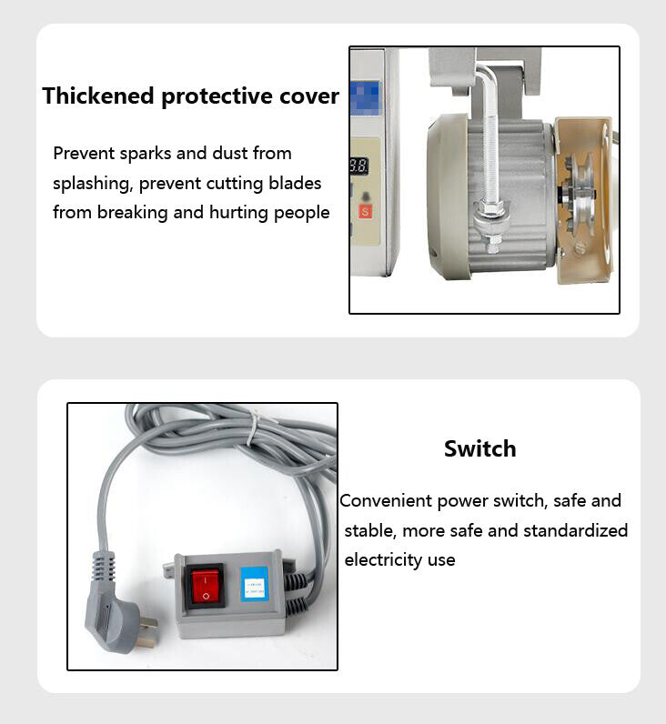 Industrial Brushless Sewing Machine Servo Motor & Controller 750W 200-6500RPM
