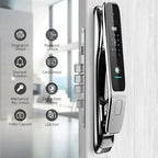 Premium Digital Smart Door Lock 3D Face Fingerprint Code WIFI APP + Lock/Striker