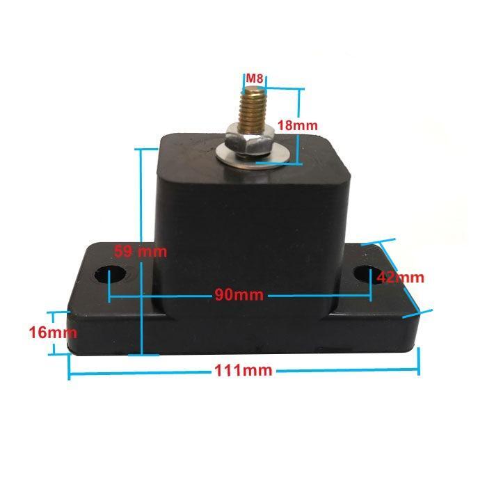 4Pcs Absorbing Anti Vibration Rubber Mount Air Conditioner Bracket Balcony