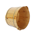 Wooden Foot Bucket Foot Basin with Lid Foot Massagers Soaking Basin Pedicure Tub