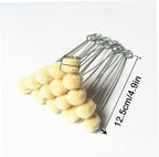 100Pcs DIY Leathercraft Wool Leather Dye Dauber Finish Applicator Tool Kit