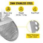 Stainless Steel Sand Scoop with Ergonomic Handle for Treasure Hunting