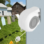 15M Double Line Clothesline Retractable Wall Hanger Clothes Dryer Drying Rack AU