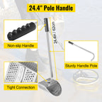 Stainless Steel Sand Scoop with Ergonomic Handle for Treasure Hunting