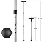 Golf Club Travel Bag Support Rod Telescopic Golf Pole Protective Stick Arms AU