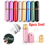 8x Aluminum Nasal Inhaler Blanks Empty Tubes Essential Oil Aromatherapy Sticks