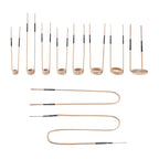 10Pcs Magnetic Induction Heater Coil, Inductor Heat Accessories, Mini Heater Coil Kit with Flexibility and Long Lifespan, for Removing Rusty Bolts and Nuts, 8 Coils + 1 U-Shaped + 1 Free Forming