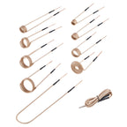 10Pcs Magnetic Induction Heater Coil, Inductor Heat Accessories, Mini Heater Coil Kit with Flexibility and Long Lifespan, for Removing Rusty Bolts and Nuts, 8 Coils + 1 U-Shaped + 1 Free Forming