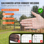Hardware Cloth, 12.7mm 610mm×7.62m 19 Gauge, Hot Dipped Galvanized Wire Mesh