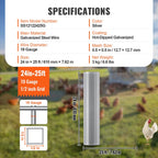 Hardware Cloth, 12.7mm 610mm×7.62m 19 Gauge, Hot Dipped Galvanized Wire Mesh