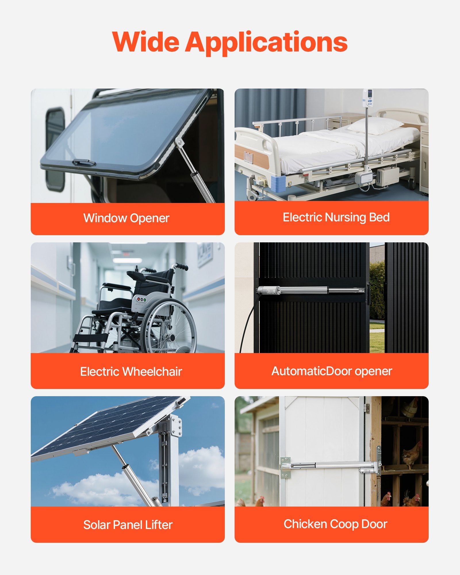 12V Linear Actuator, 304.8mm Stroke IP65 Waterproof Linear Actuator, 3000N 5mm/s Motion Actuators with Mounting Bracket for Solar Trackers, Industrial Machinery, Door Opener