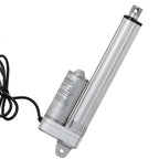 12V Linear Actuator, 152.4mm Stroke IP65 Waterproof Linear Actuator, 3000N 5mm/s Motion Actuators with Mounting Brackets for Solar Trackers, Industrial Machinery, Door Opener
