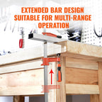 Bar Clamps for Woodworking, 2-Pack 36" Clamp/Spreader, Quick-Change F Clamp
