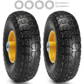Solid PU Run-Flat Tire Wheel, 254 mm, 2-Pack, 181.4 kg Dynamic Load, 204.1