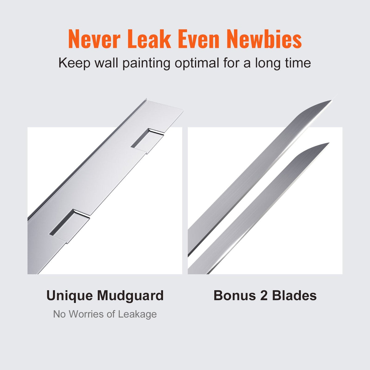 Drywall Flat Box, 10-Inch Wide Quick Clean, Aluminum Finishing Mud Box for